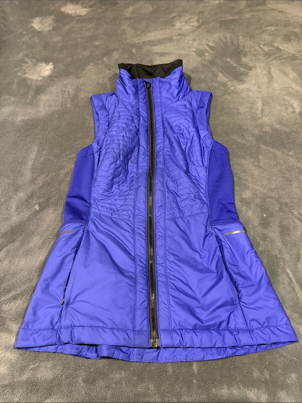 Athleta Cobalt Blue Quilted Athletic Vest